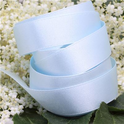 15mm Satin Ribbon - Sky